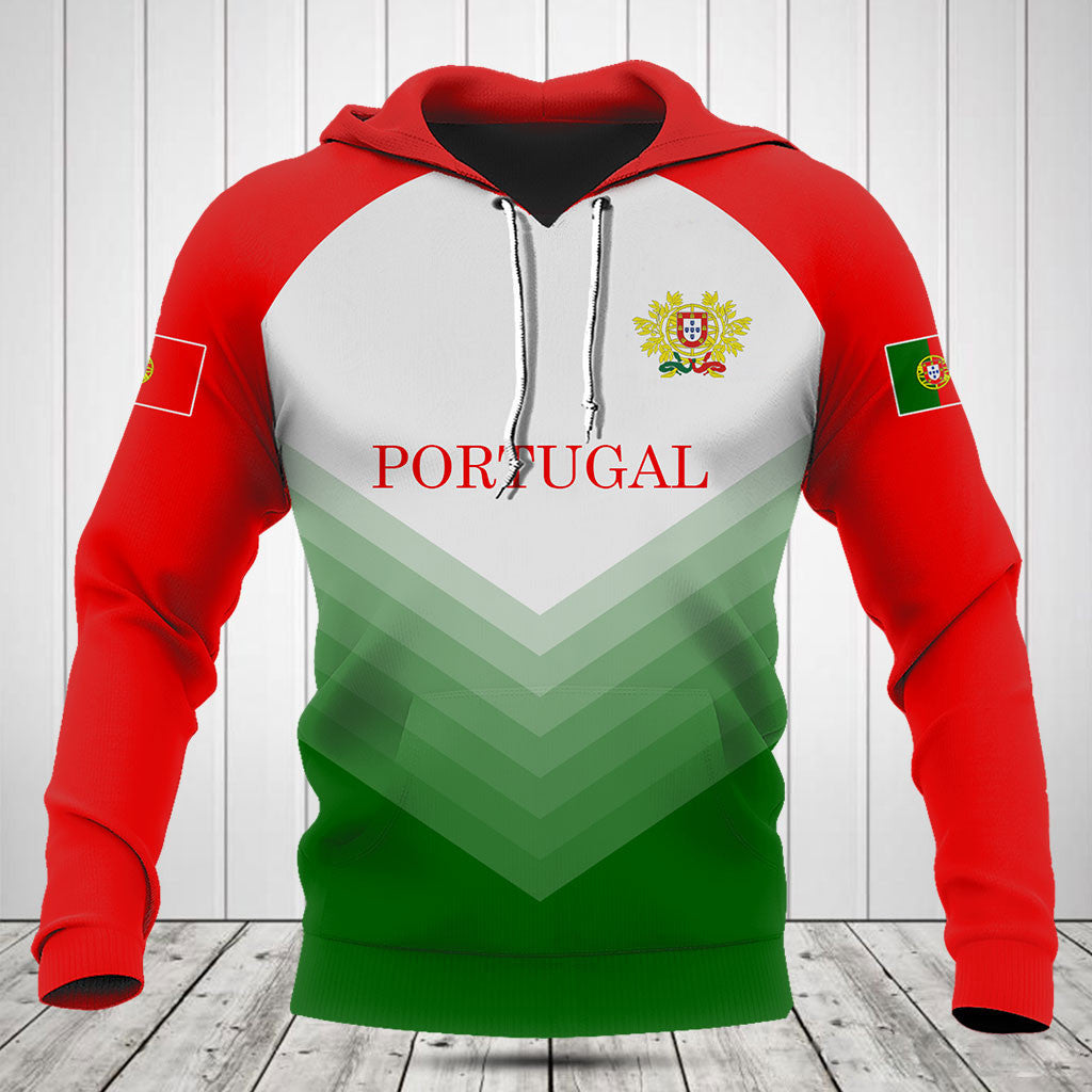 Passen Sie Portugal Flagge Gradient Sport Shirts und Jogger Hosen