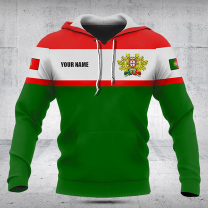 Personnaliser le drapeau du Portugal - T-shirts verts