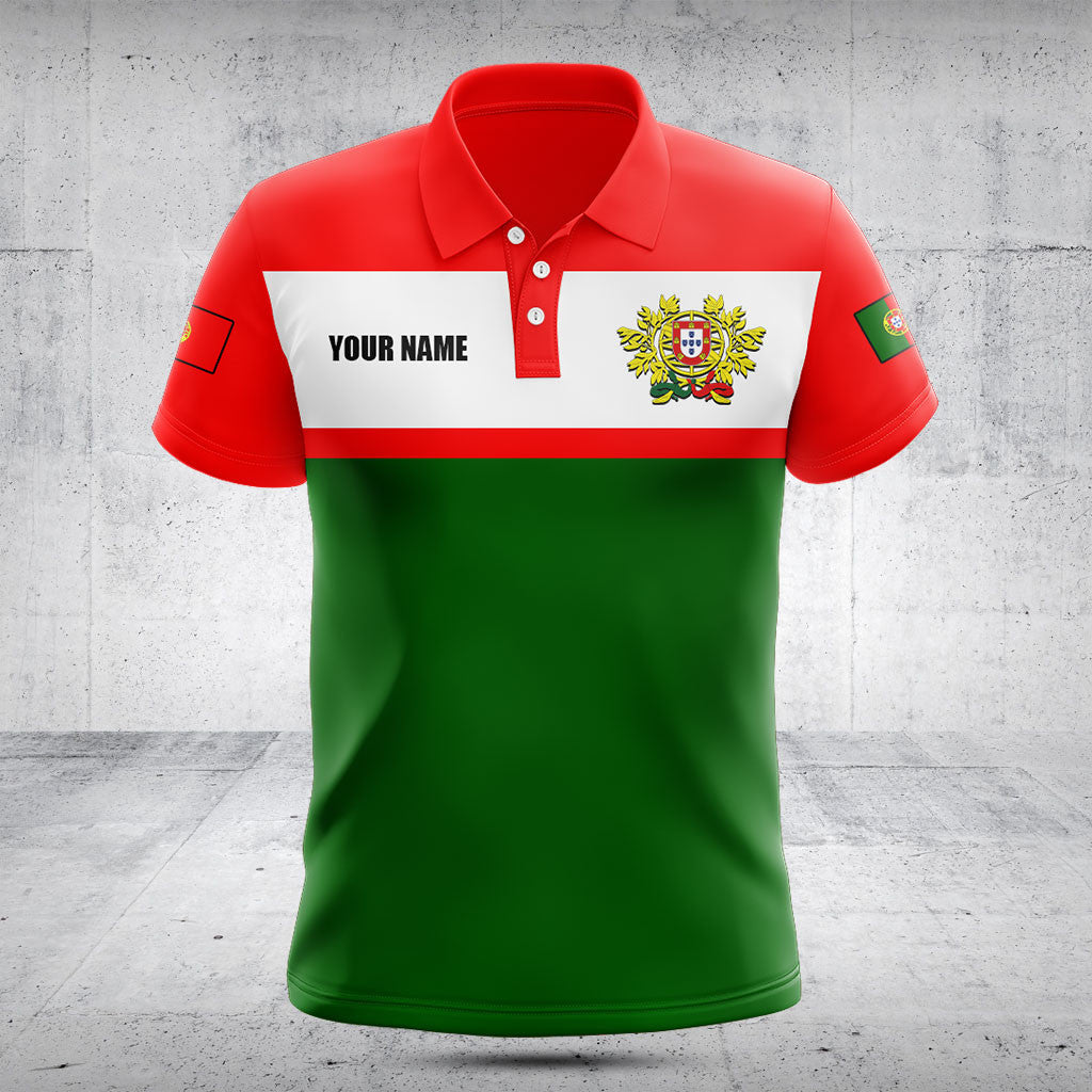 Personnaliser le drapeau du Portugal - T-shirts verts