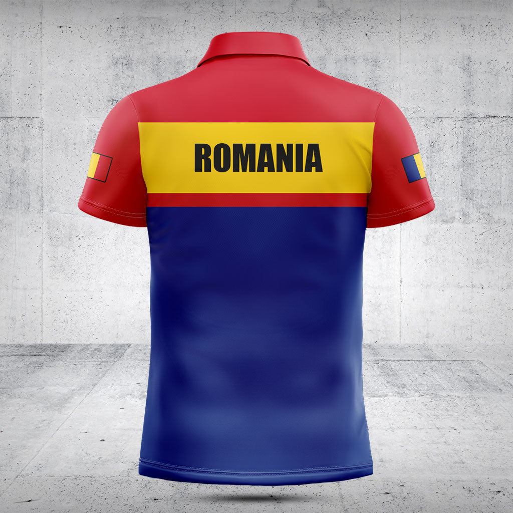 Customize Romania Flag - Blue Shirts