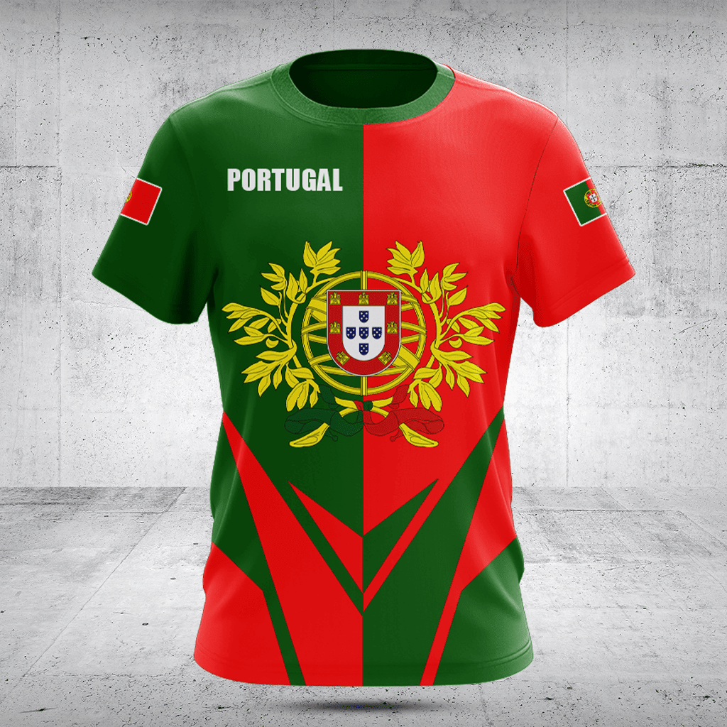 Portugal Wappen Flagge Pfeil Shirts