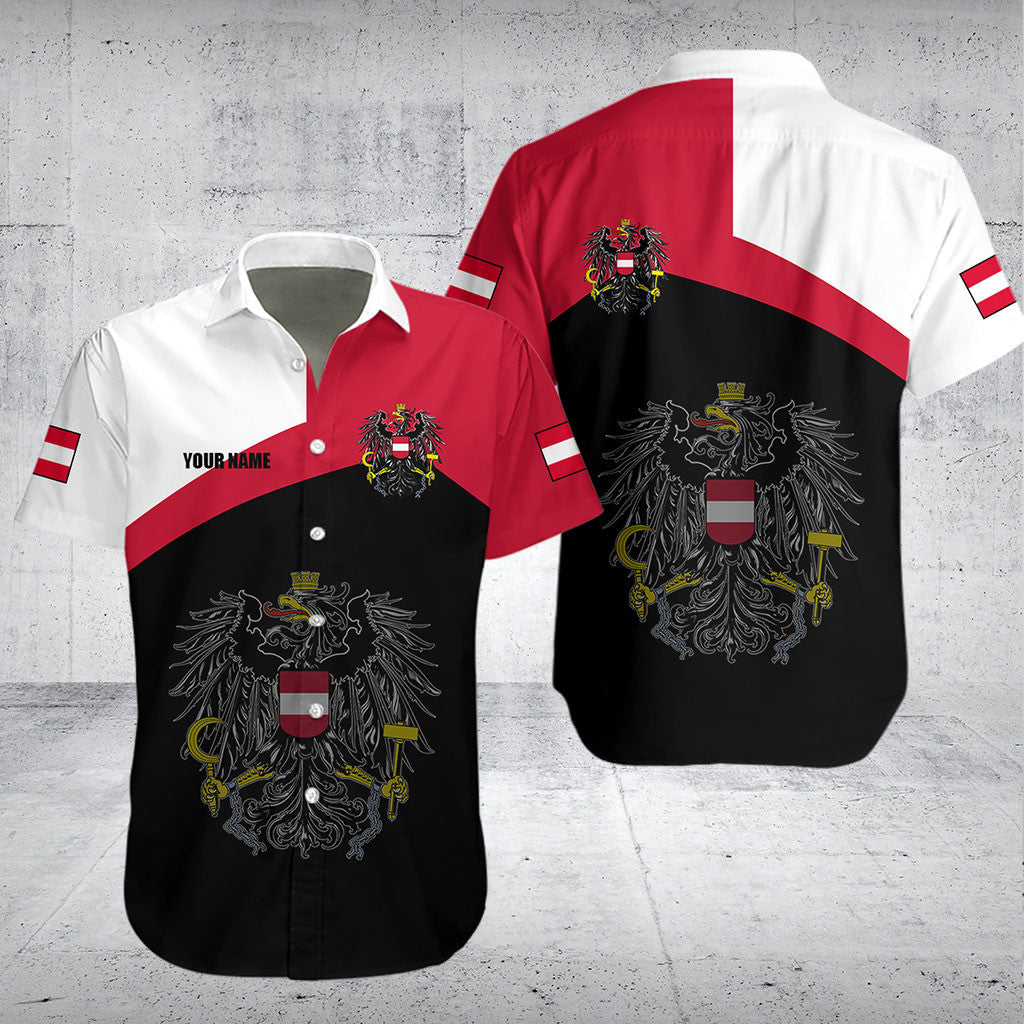 Österreich Flagge Farbe Shirts anpassen