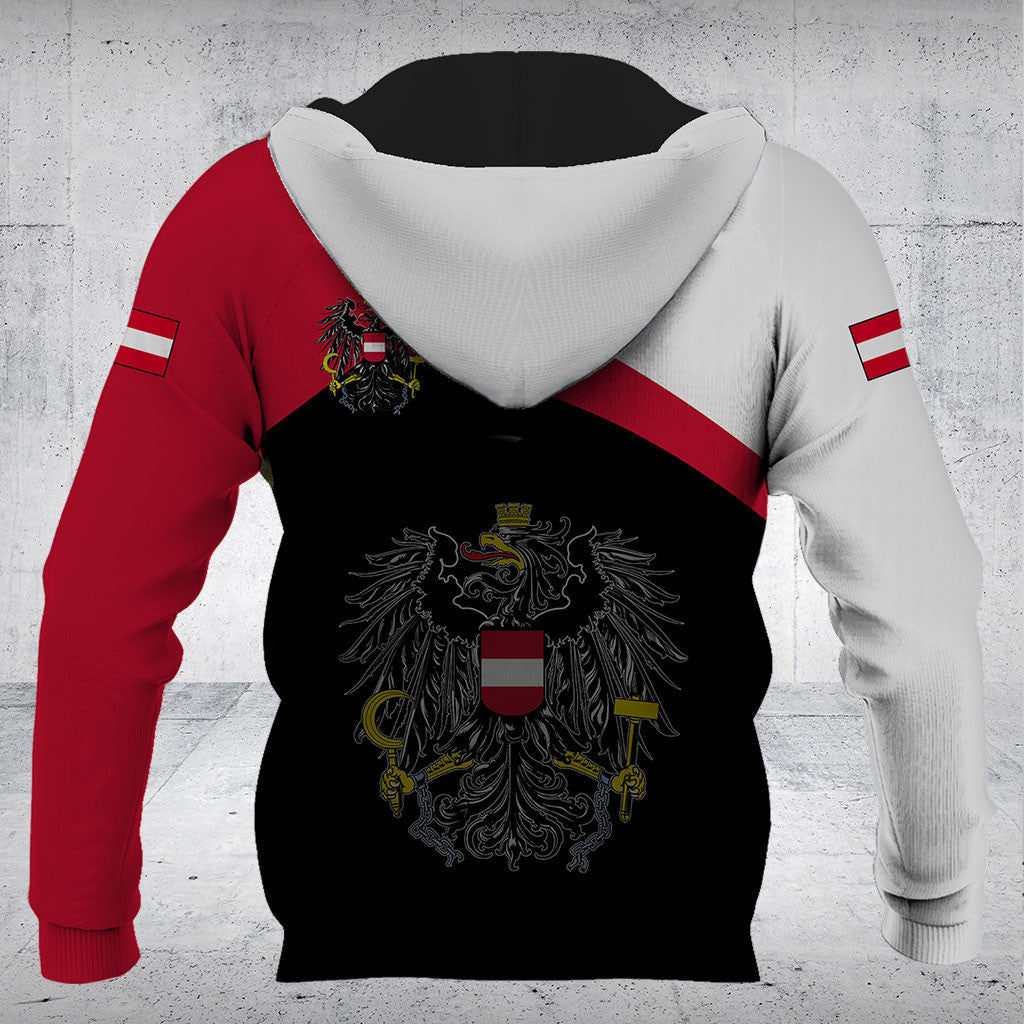 Österreich Flagge Farbe Shirts anpassen