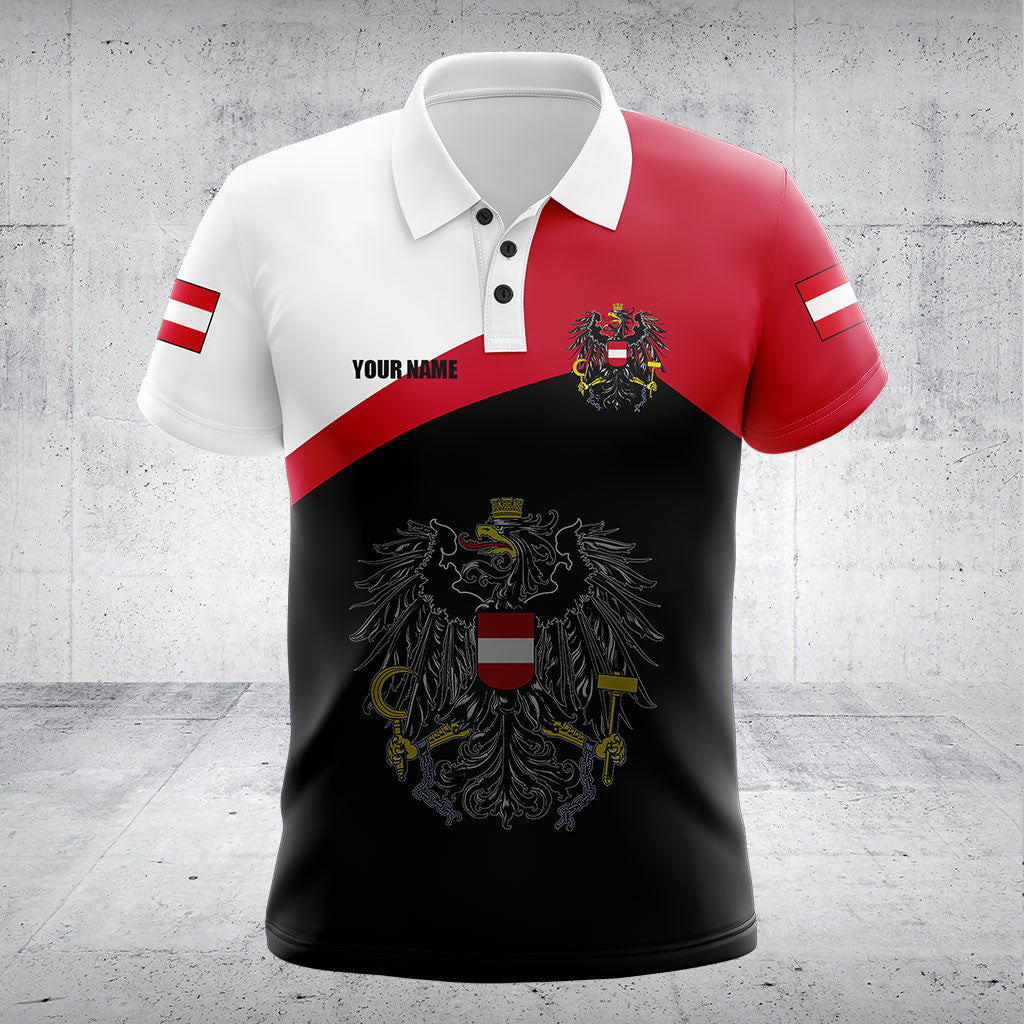 Customize Austria Flag Color Shirts