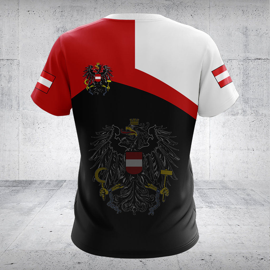 Customize Austria Flag Color Shirts