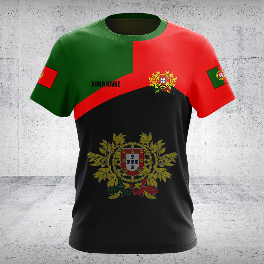 Passen Sie Portugal Flagge Farbe Shirts