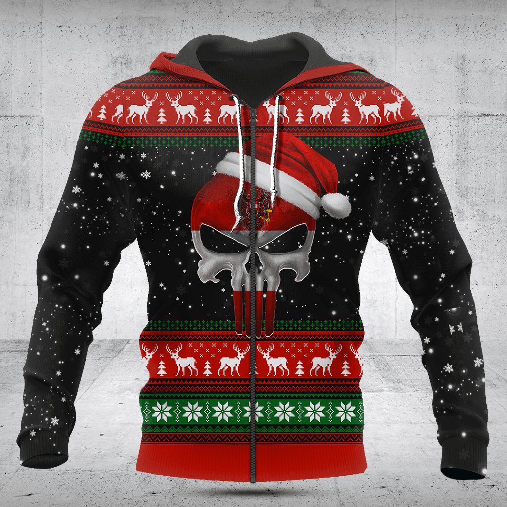 Austria Santa Skull Shirts And Jogger Pants