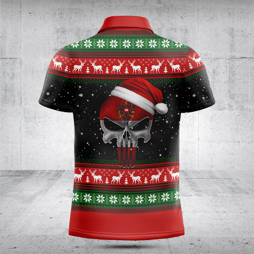 Austria Santa Skull Shirts And Jogger Pants