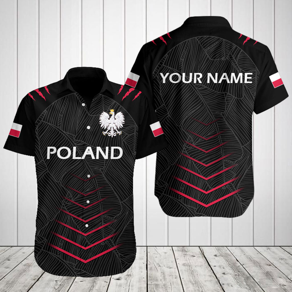 Customize Poland Coat Of Arms Claws Scratches Shirts