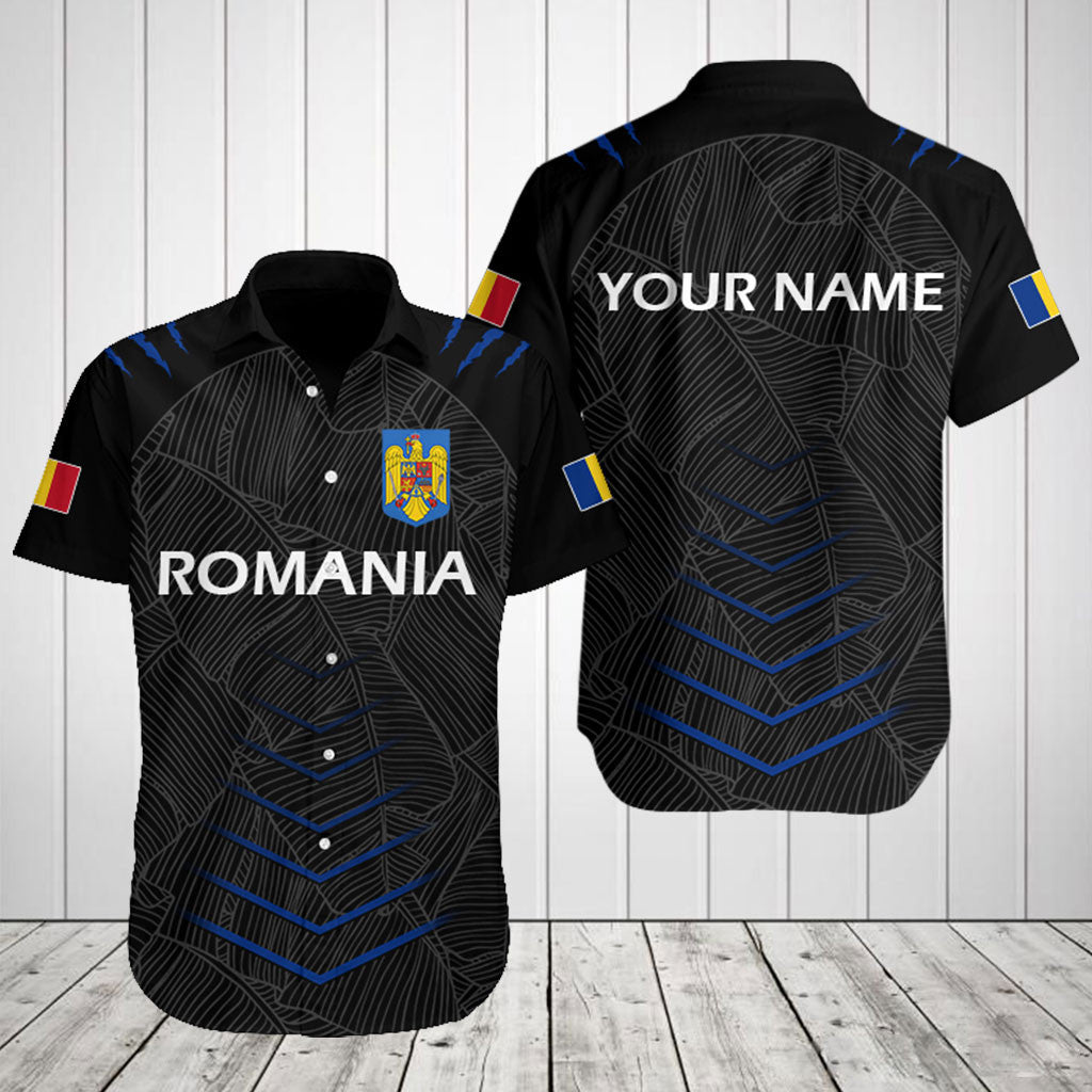 Customize Romania Coat Of Arms Claws Scratches Shirts