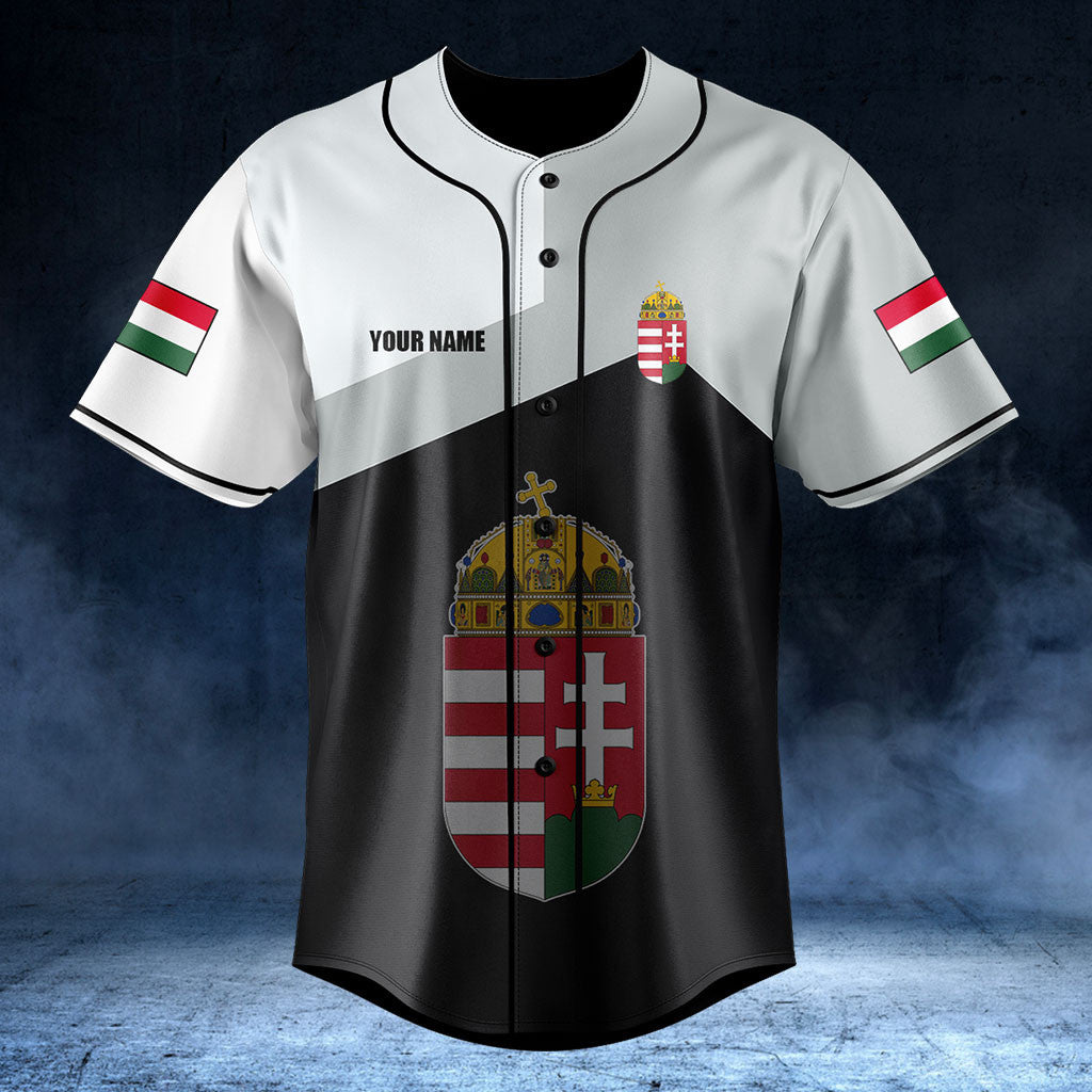 Customize Hungary Black And White Shirts