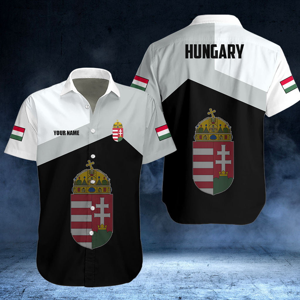 Customize Hungary Black And White Shirts