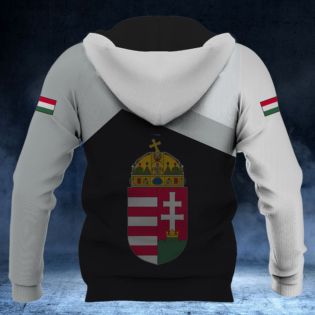 Customize Hungary Black And White Shirts