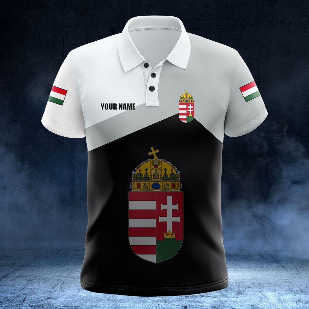 Customize Hungary Black And White Shirts