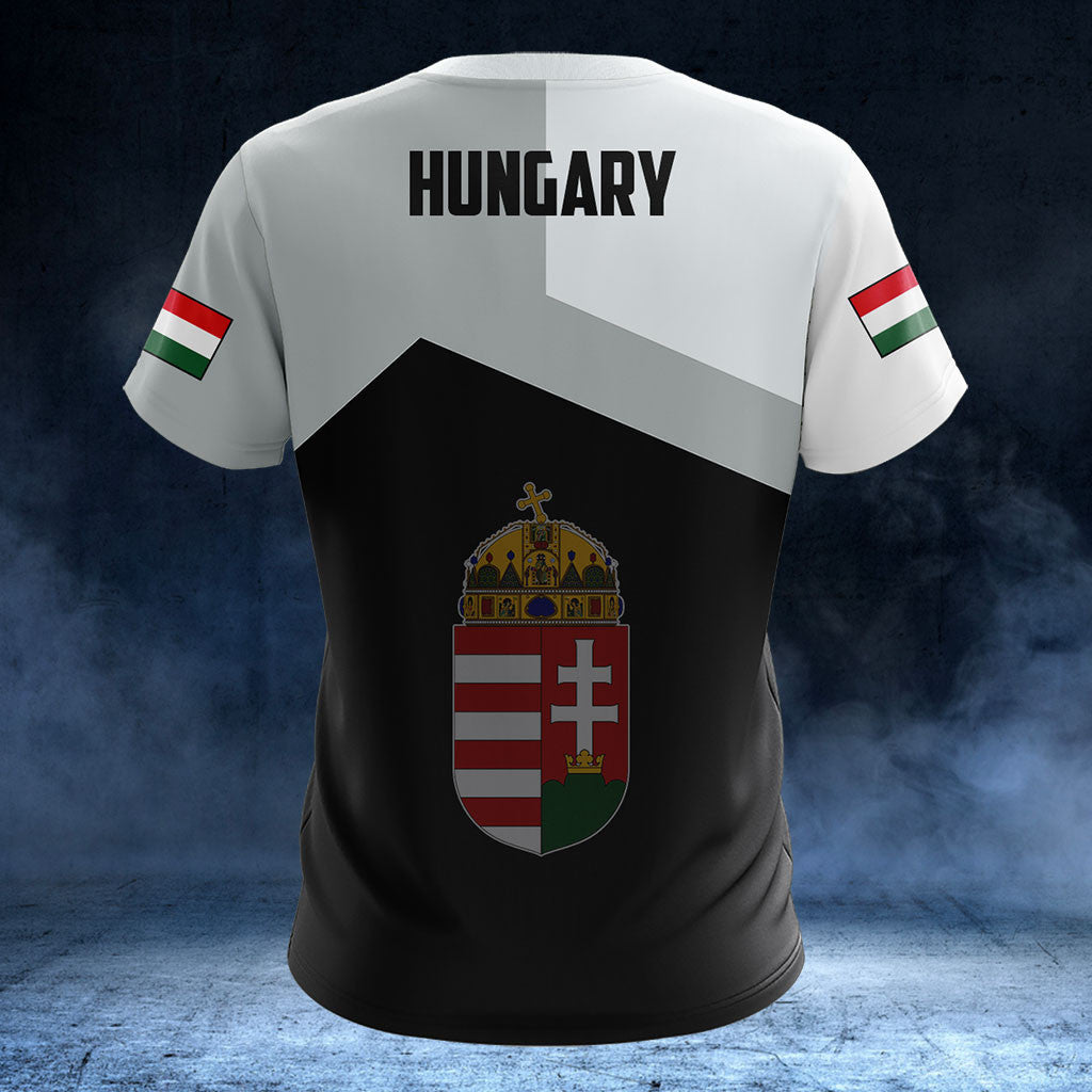 Customize Hungary Black And White Shirts