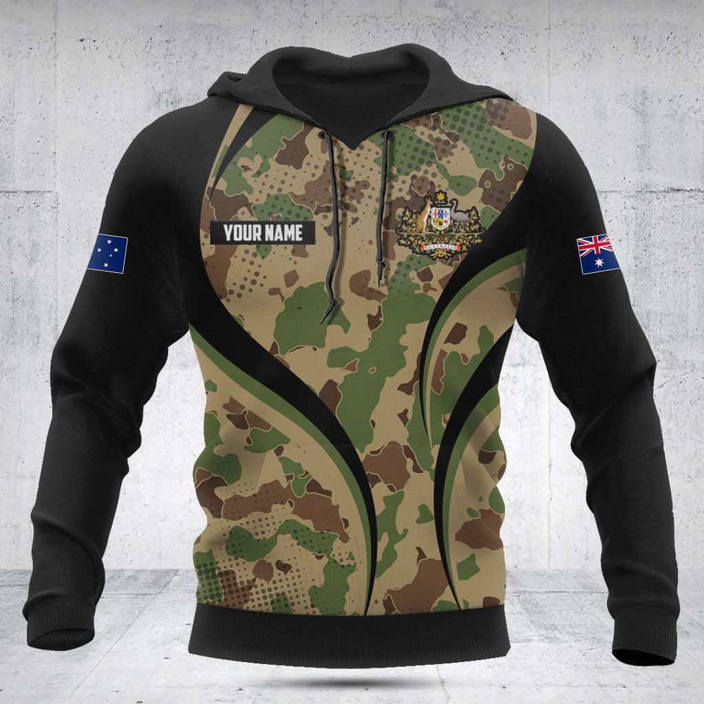 Personnalisez les chemises de style camouflage australien