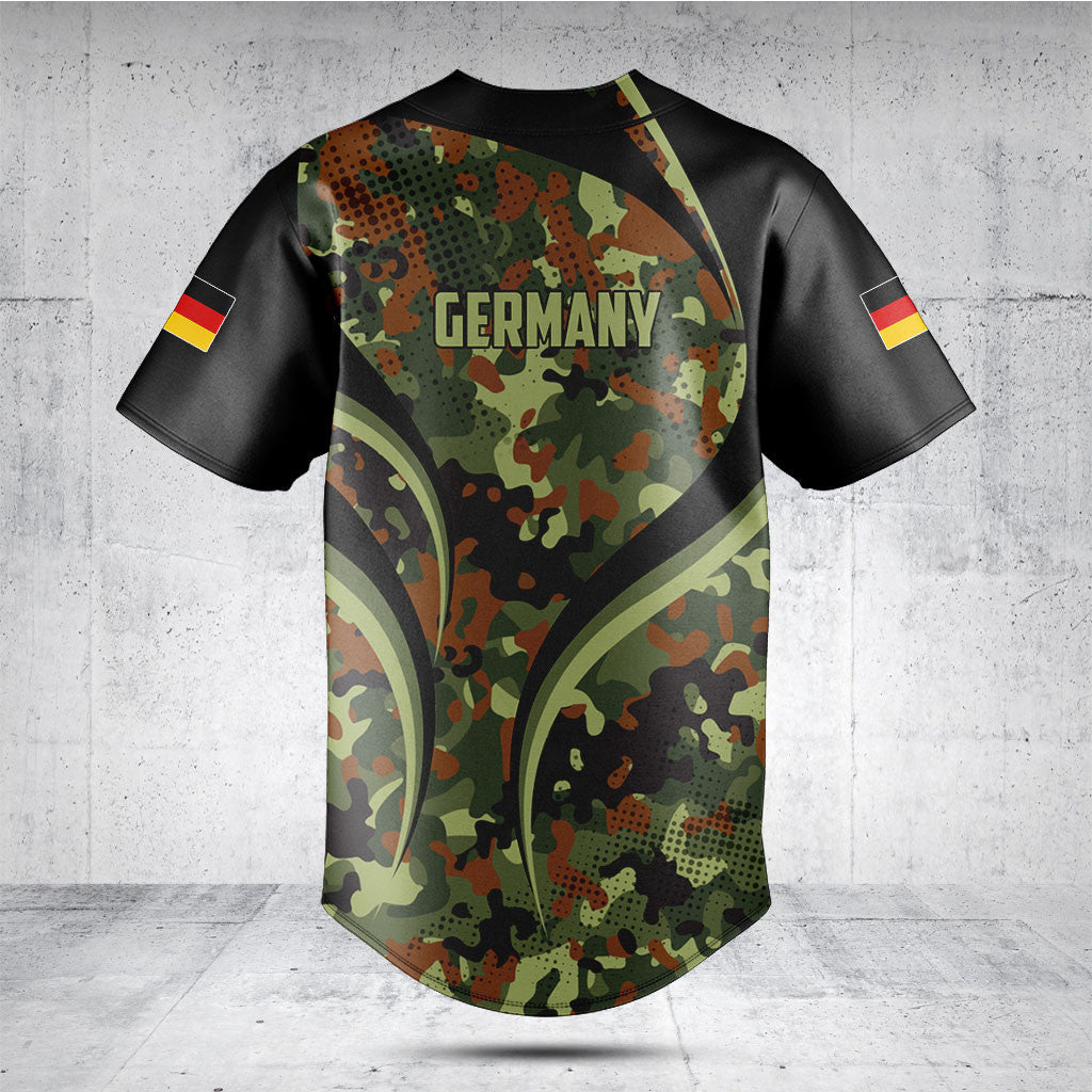 Personnalisez les chemises de style camouflage allemand Flame