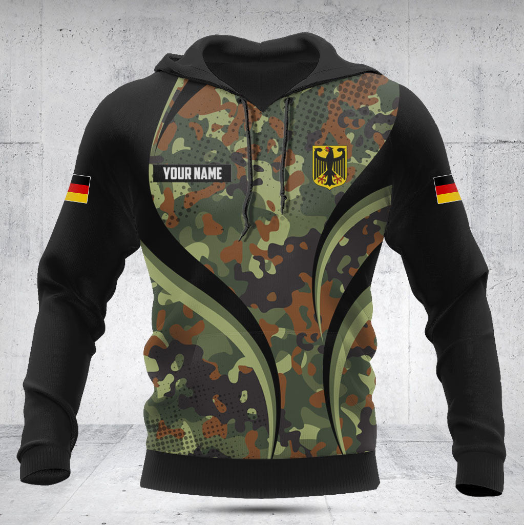 Customize Germany Camo Flame Style Shirts