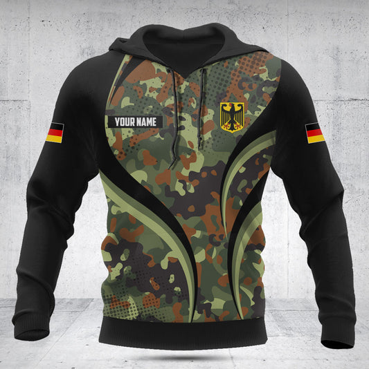 Personnalisez les chemises de style camouflage allemand Flame