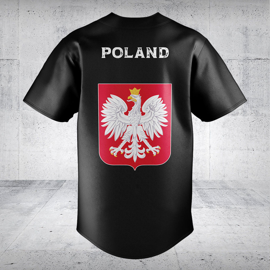 Customize Poland Skull Flag Fire Shirts