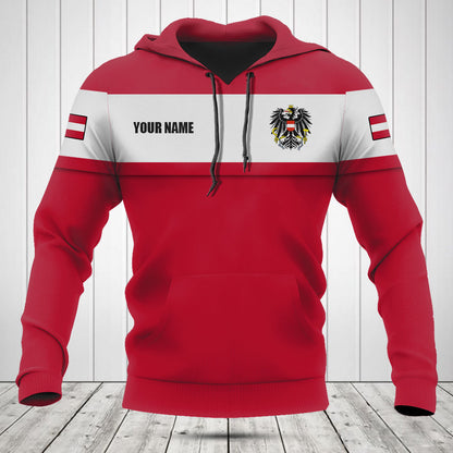 Customize Austria Flag - Red Shirts