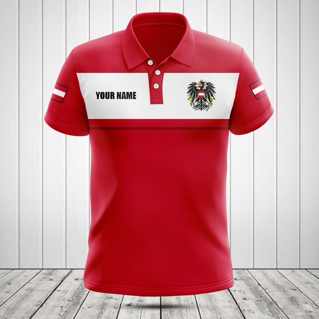 Customize Austria Flag - Red Shirts