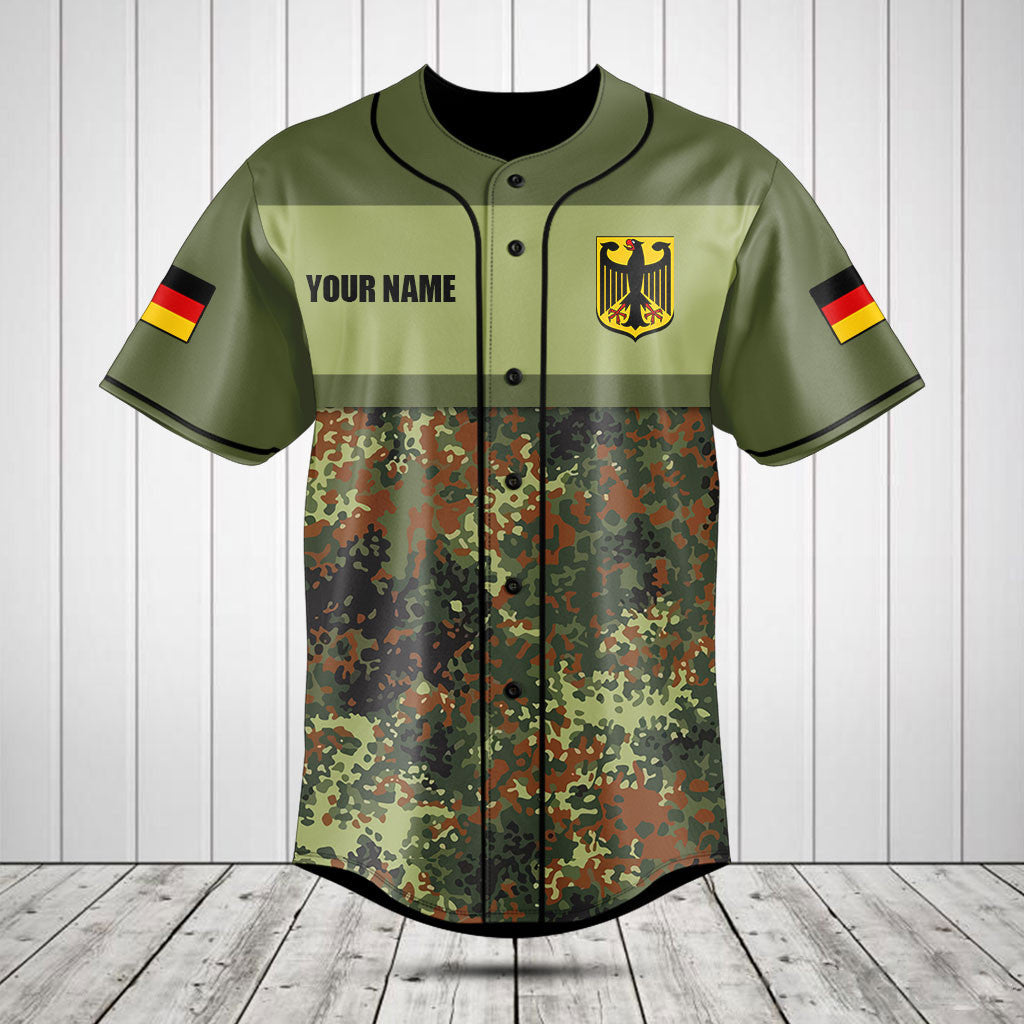 Customize Germany Camo Military Shirts And Jogger Pants