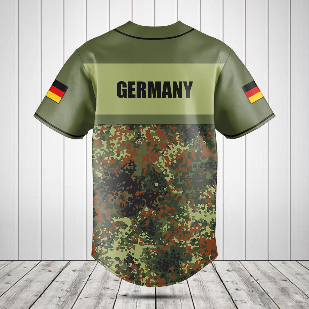 Customize Germany Camo Military Shirts And Jogger Pants