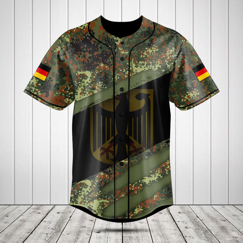 Deutschland Camo 3D Scratch Shirts personalisieren