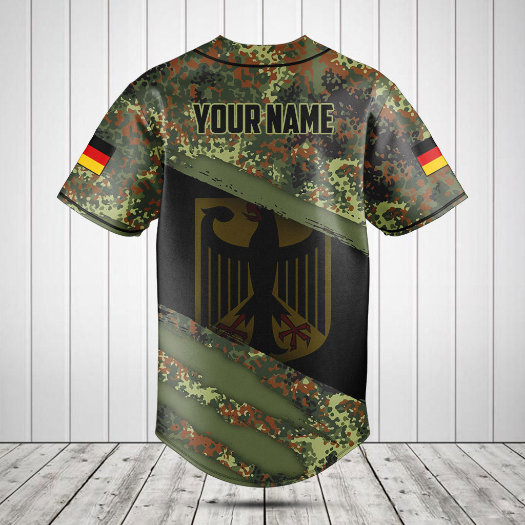 Deutschland Camo 3D Scratch Shirts personalisieren