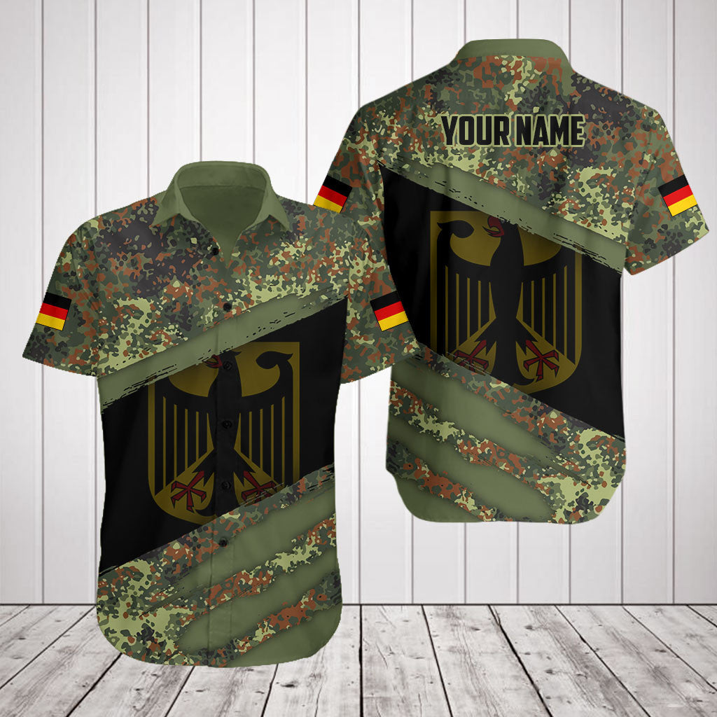 Deutschland Camo 3D Scratch Shirts personalisieren