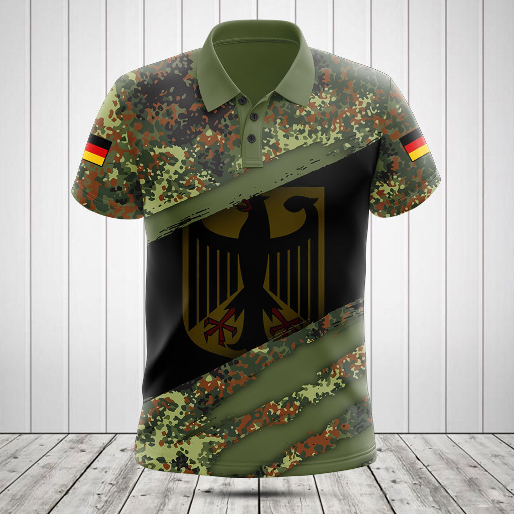 Customize Germany Camo 3D Scratch Shirts