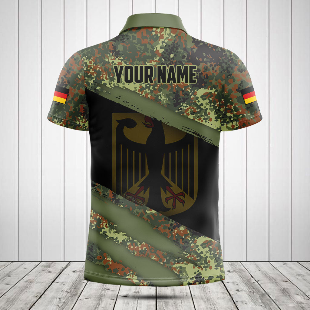 Deutschland Camo 3D Scratch Shirts personalisieren