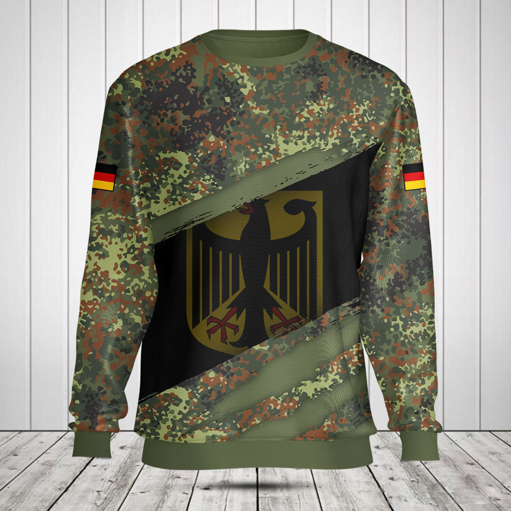 Deutschland Camo 3D Scratch Shirts personalisieren