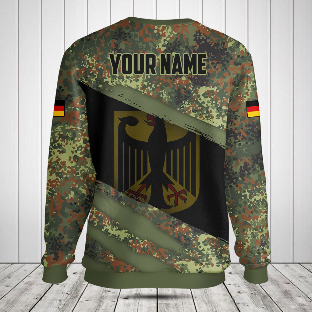 Deutschland Camo 3D Scratch Shirts personalisieren