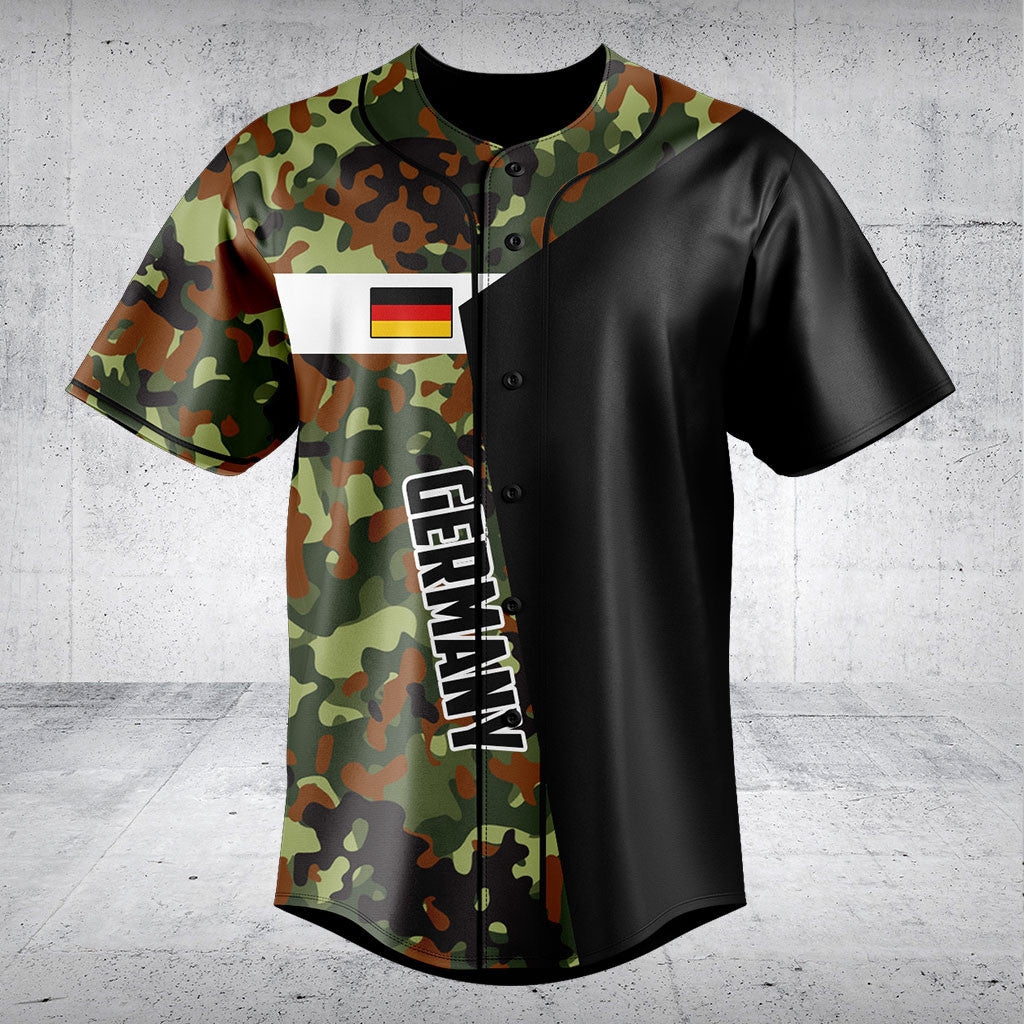 Chemises camouflage Allemagne demi-noires