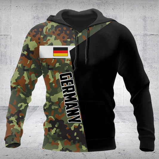 Deutschland Camo Halbschwarz Shirts