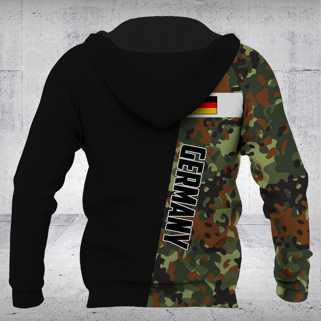 Chemises camouflage Allemagne demi-noires