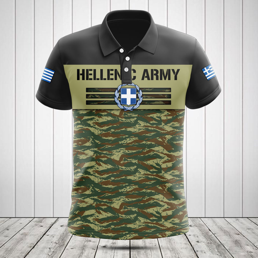 Customize Greece Army Camo Skull Shirts And Jogger Pants