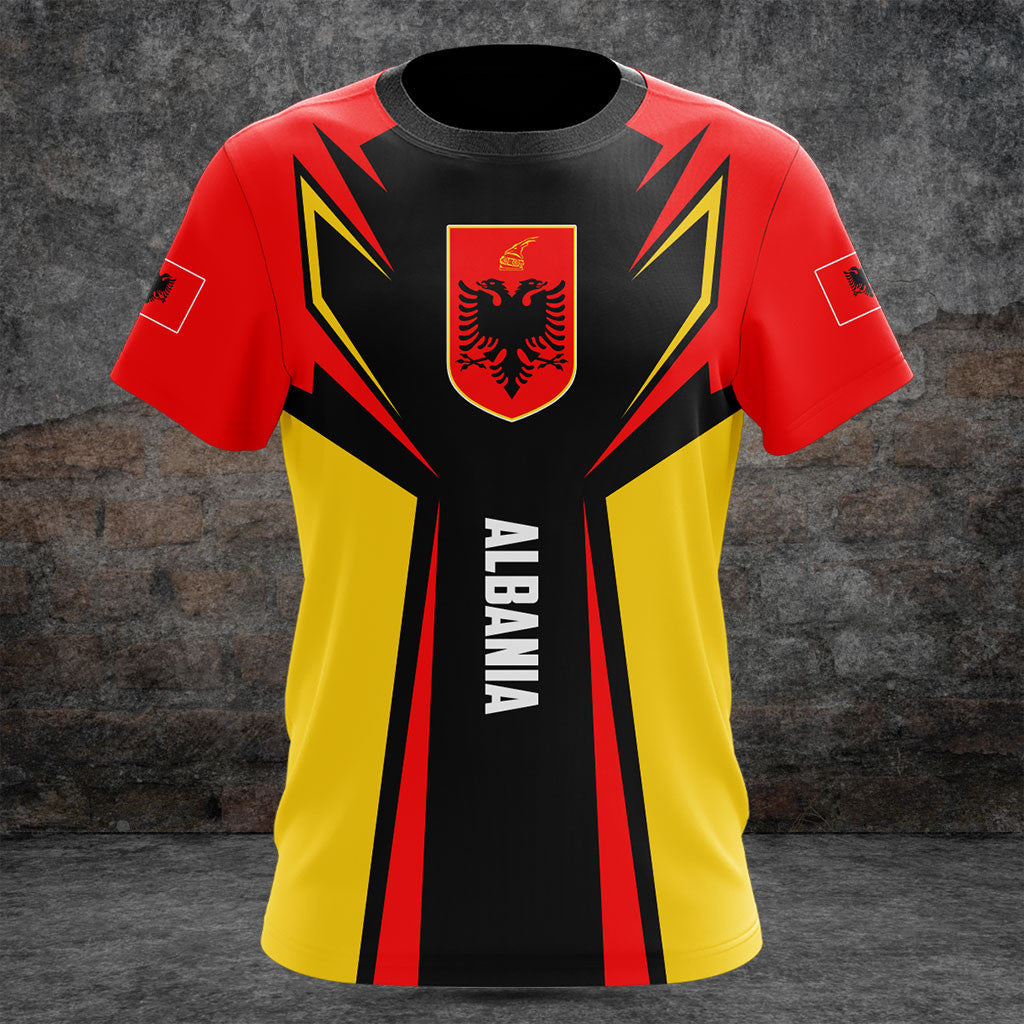 Customize Albania Flag Albania In My Heart Shirts