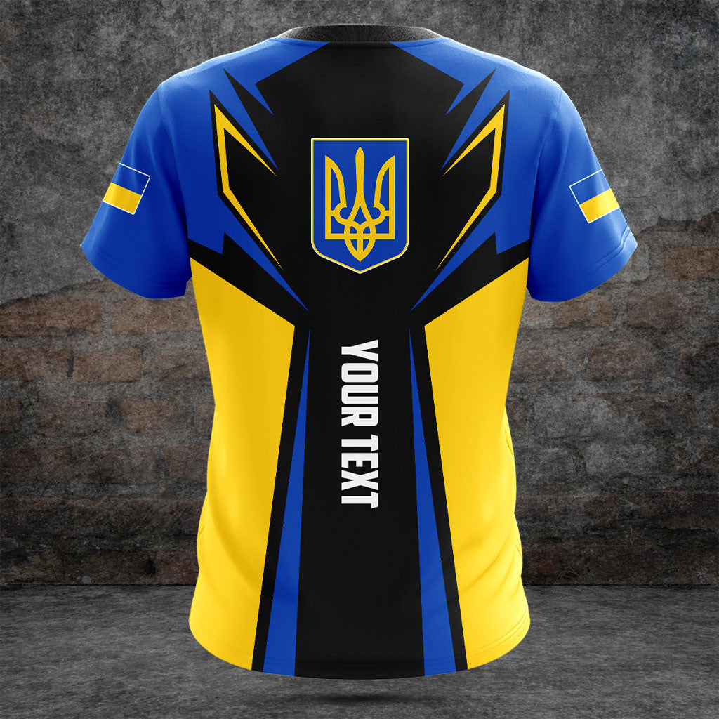 Passen Sie die Ukraine-Flagge Ukraine in meinem Herzen Shirts an