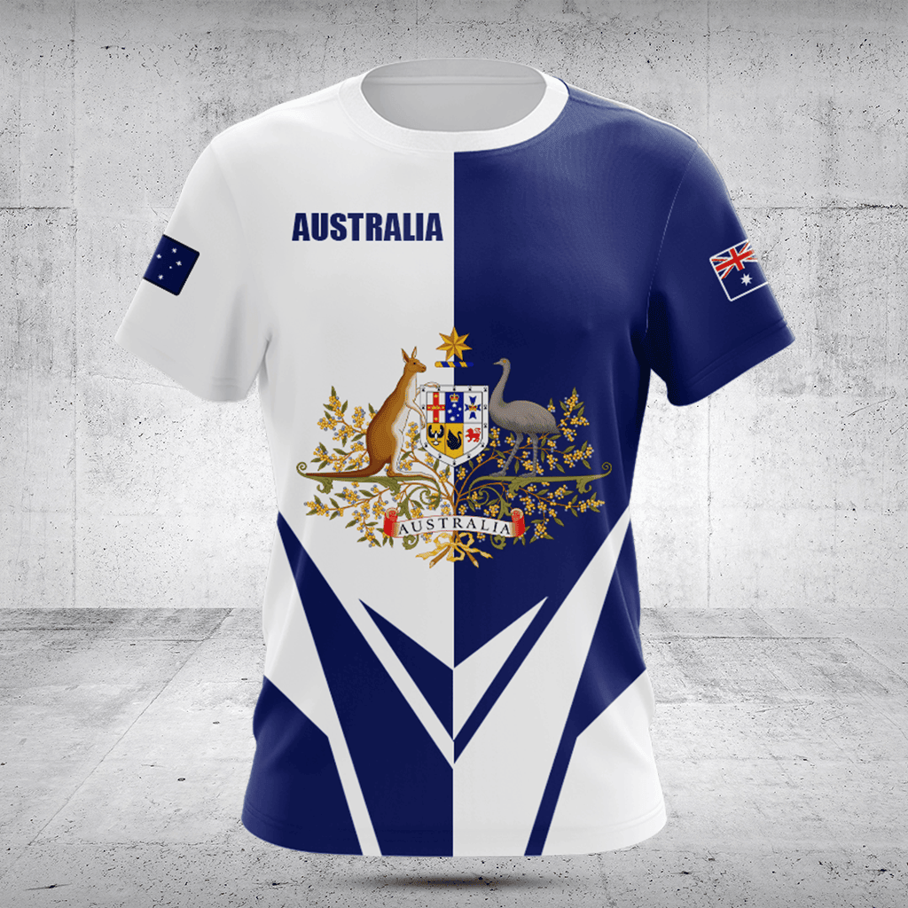 Customize Australia Coat Of Arms Flag Arrow Shirts