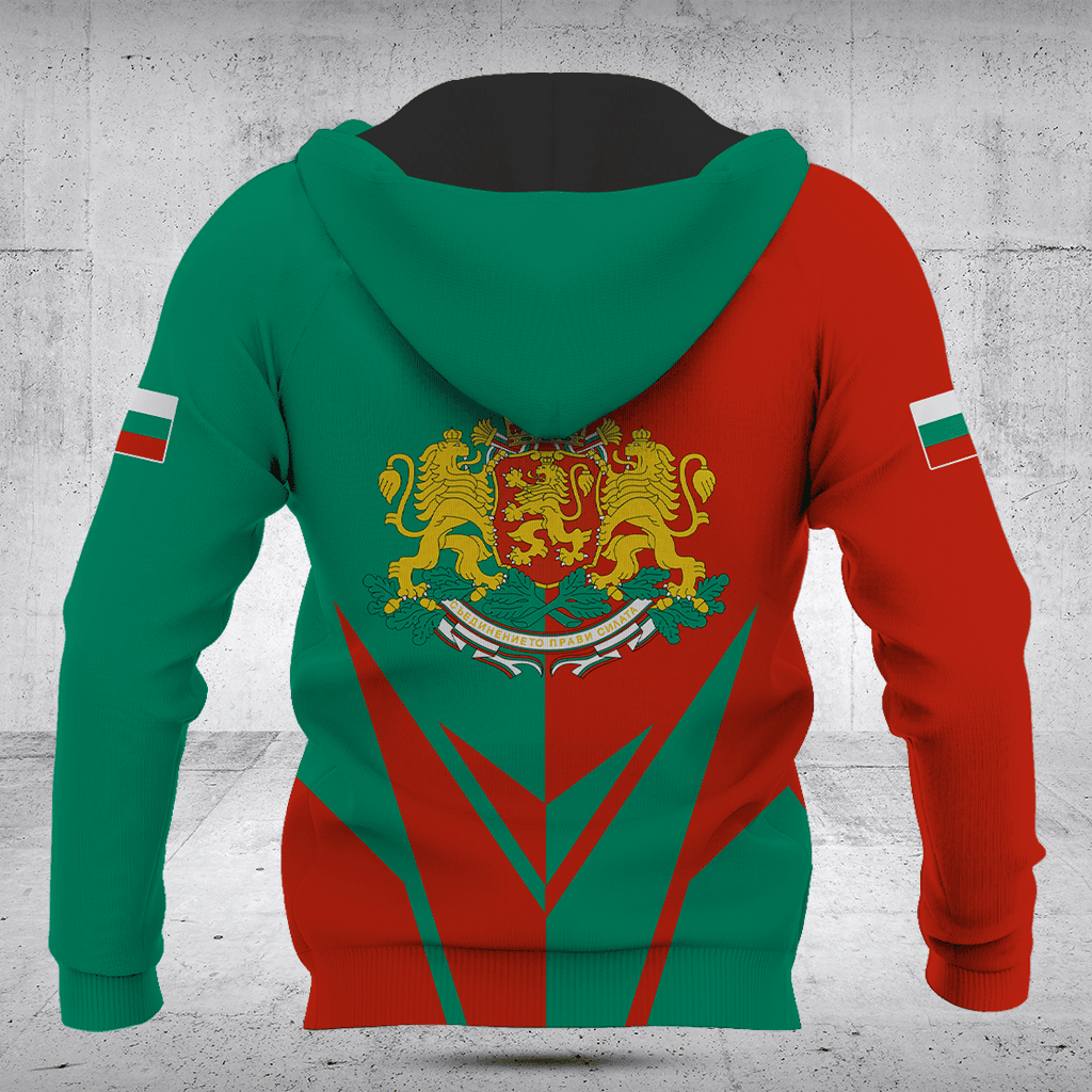 Customize Bulgaria Coat Of Arms Flag Arrow Shirts