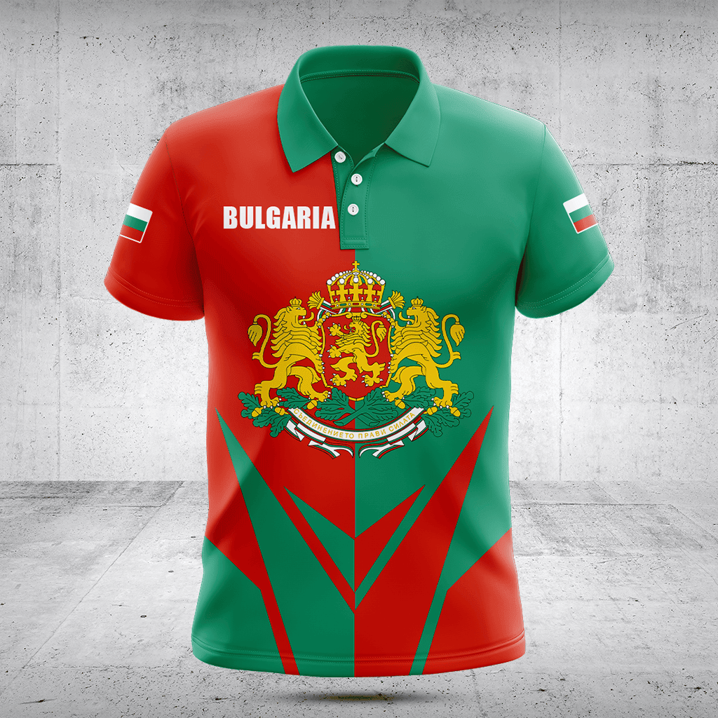 Customize Bulgaria Coat Of Arms Flag Arrow Shirts