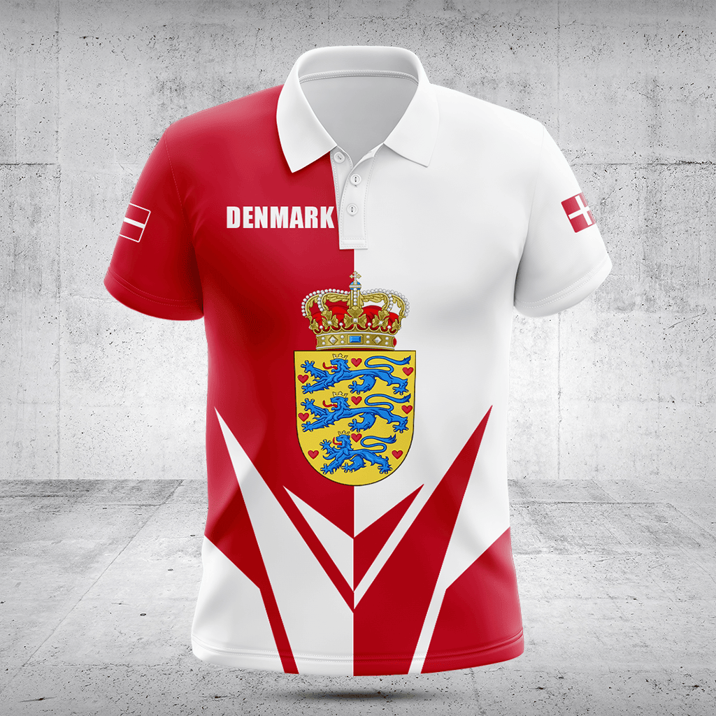 Dänemark Wappen Flagge Pfeil Shirts anpassen