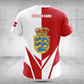 Customize Denmark Coat Of Arms Flag Arrow Shirts