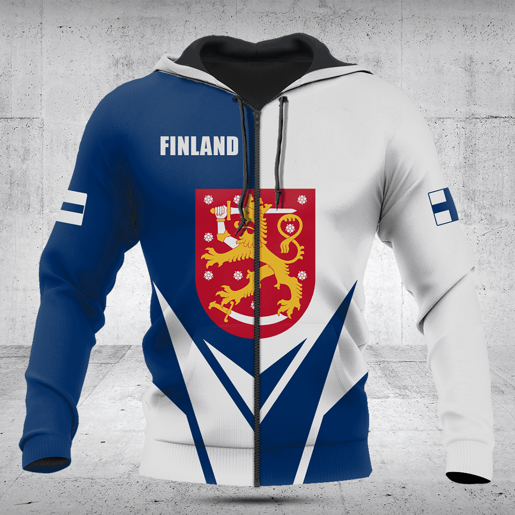 Customize Finland Coat Of Arms Flag Arrow Shirts