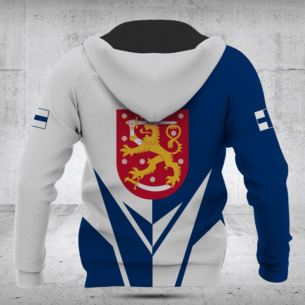 Customize Finland Coat Of Arms Flag Arrow Shirts