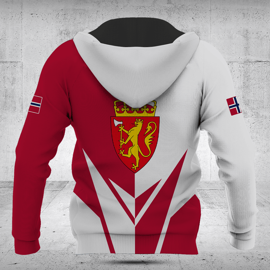 Customize Norway Coat Of Arms Flag Arrow Shirts