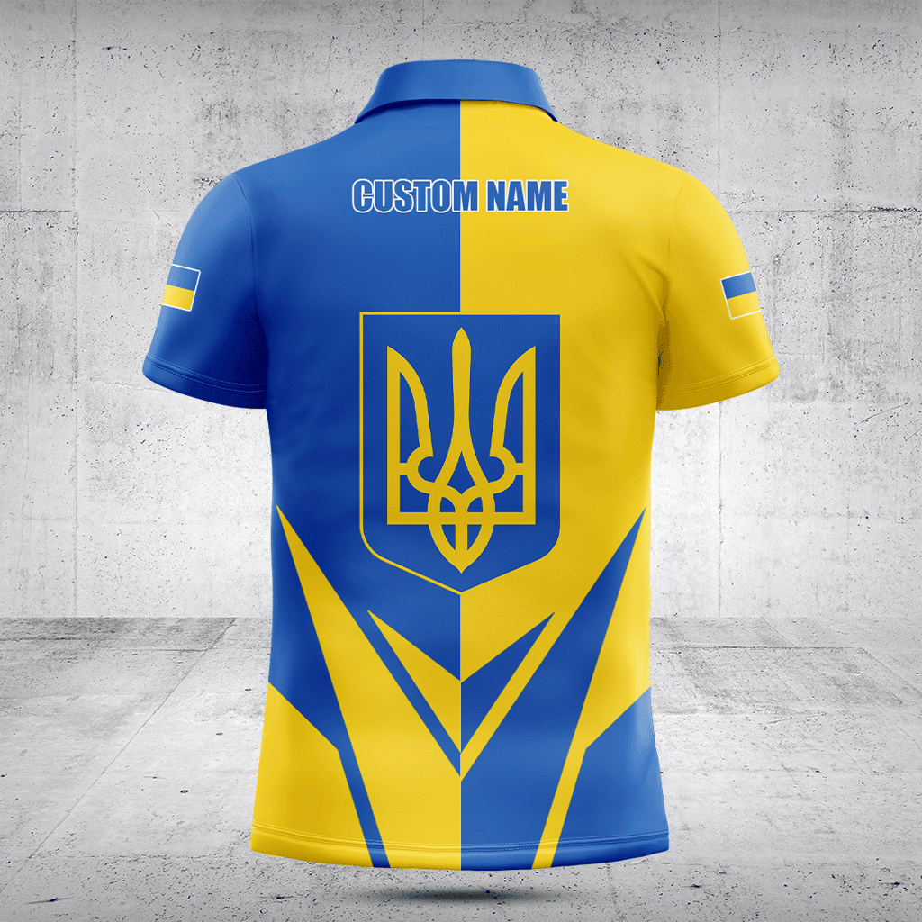 Ukraine Wappen Flagge Pfeil Shirts